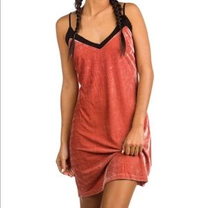 Volcom Velour You In Slip Dress
